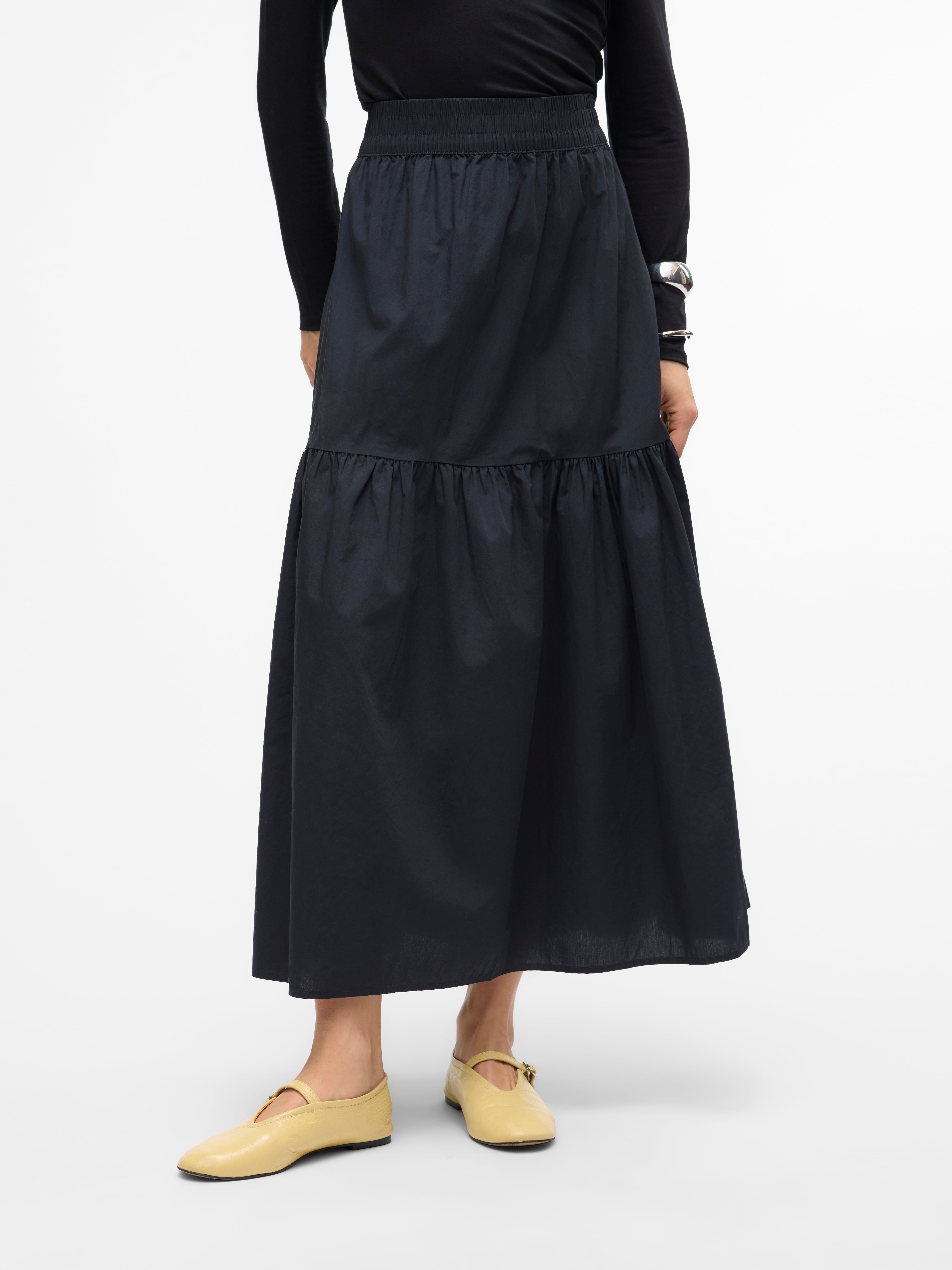 VMCHARLOTTE Hohe Taille Langer Rock