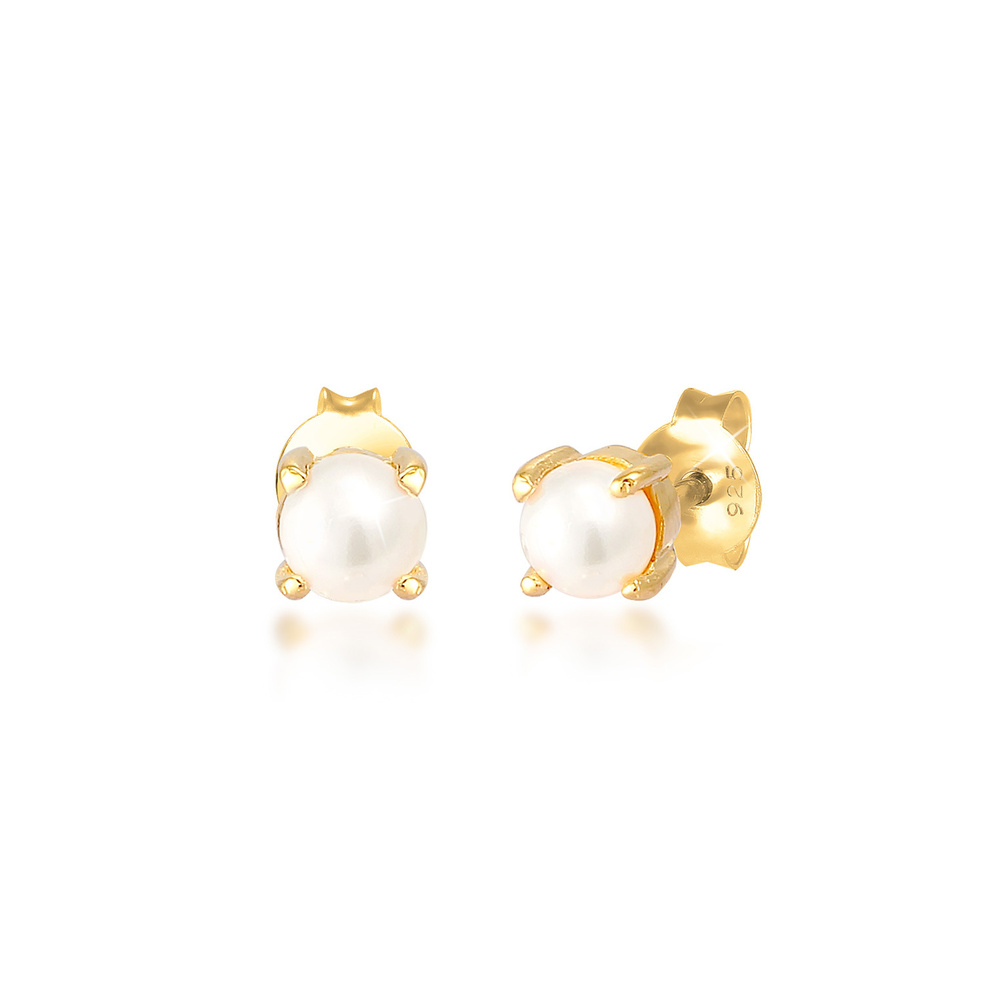 Elli Elli Boucles d'Oreilles Dames boucles d'oreilles modernes de base avec perles de  Boucles d'oreilles