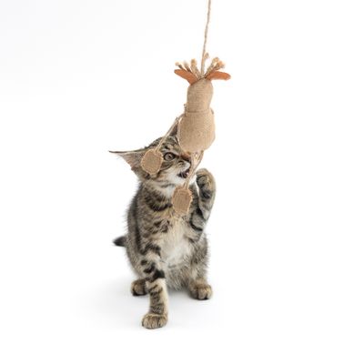 TIAKI Katzenspielzeug-Set Maus mit Katzenminze