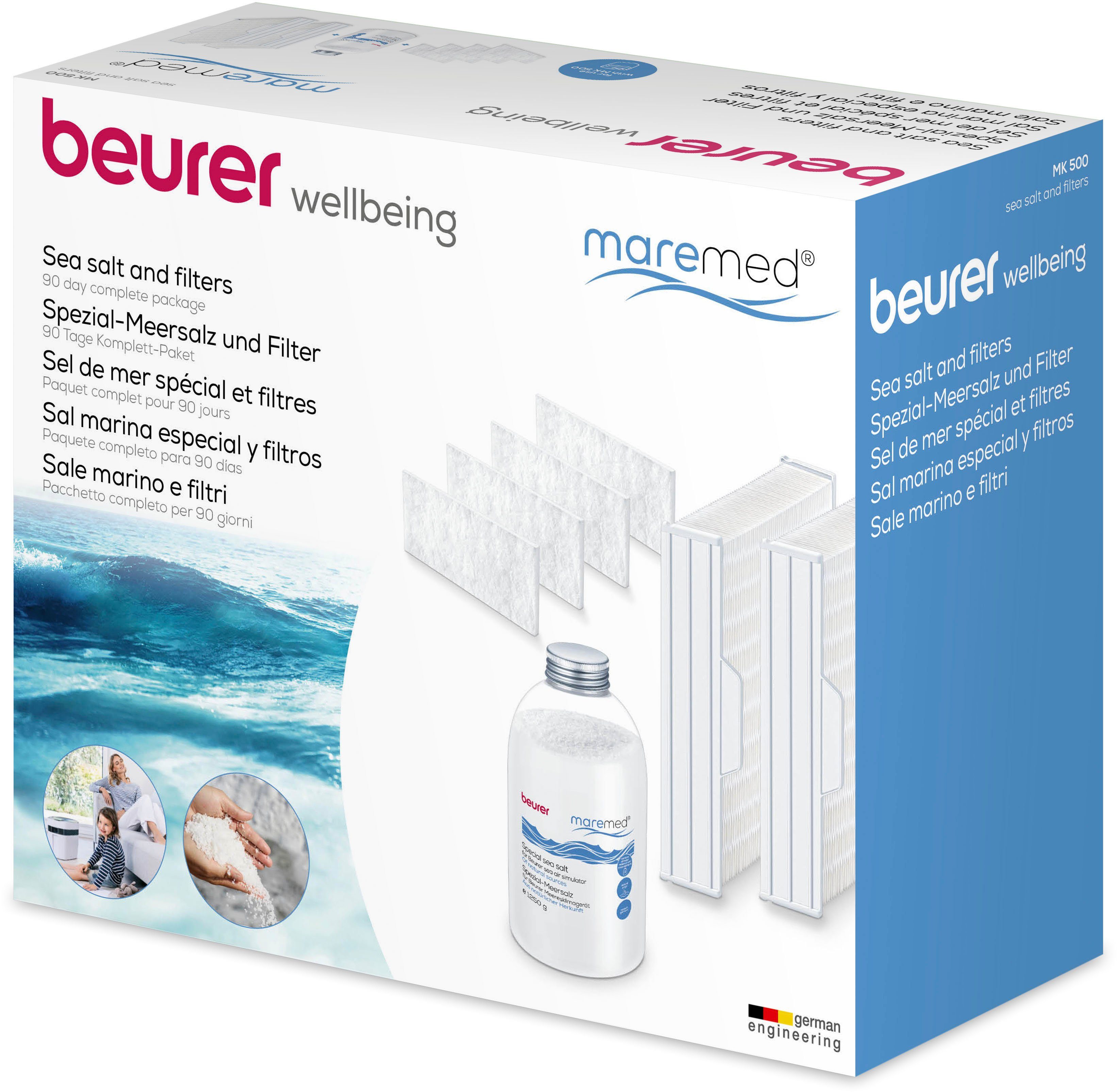 BEURER Kombigerät Luftbefeuchter und -reiniger MK 500 + MK 500 Kombi Set, für 50 m² Räume, inklusive Kombi-Set