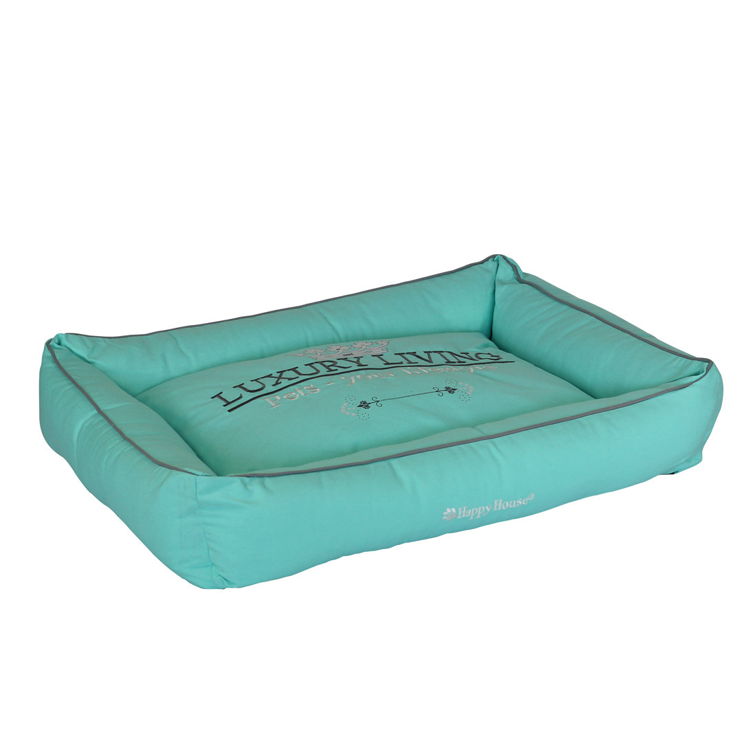 Happy House Hundebetten Happy House Korb Luxury Living Mintgrün M