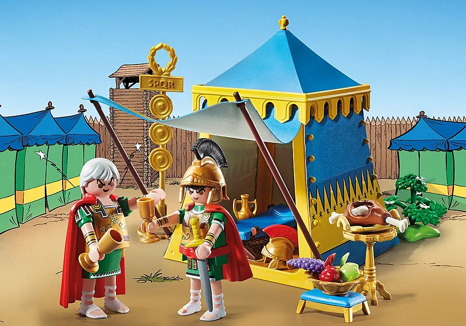 Asterix: Anf&uuml;hrerzelt mit Gener&auml;len