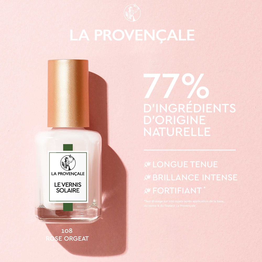 La Provençale La Provençale Le Vernis Solaire 108 ROSE ORGEAT Vernis à Ongles
