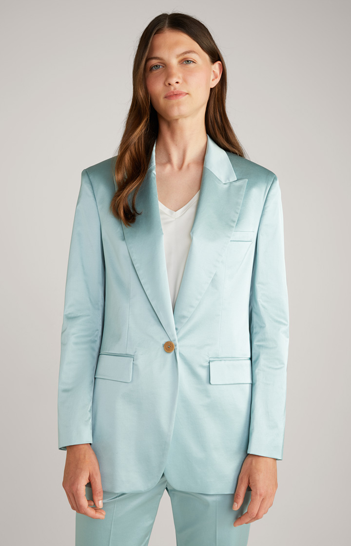 Satin-Blazer in Mint