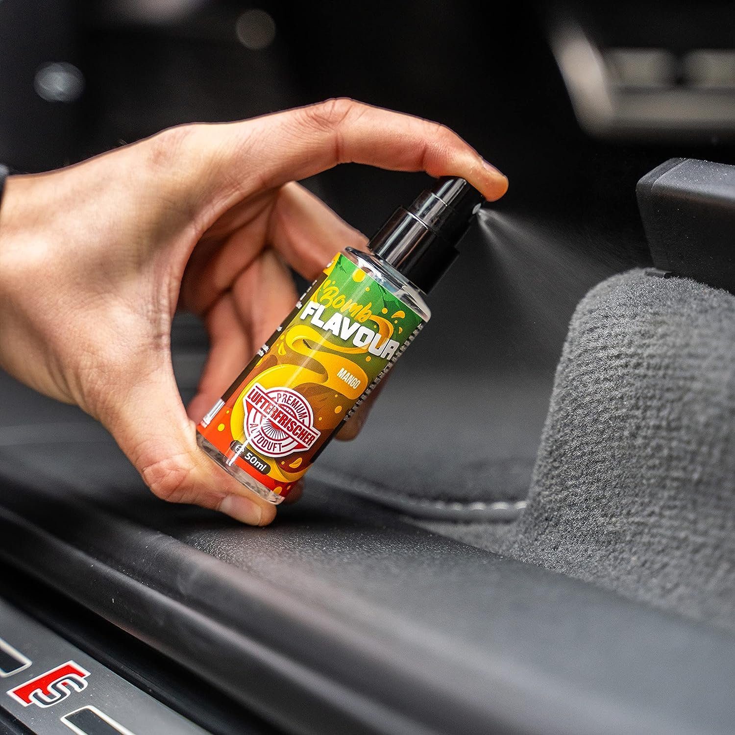 ShinyChiefs Raumduft FLAVOUR BOMB - Autoduft mit Mango-Geruch - Premium Lufterfrischer (1-St)
