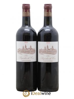 Les Pagodes de Cos Second Vin  2014 - Lot de 2 Bouteilles