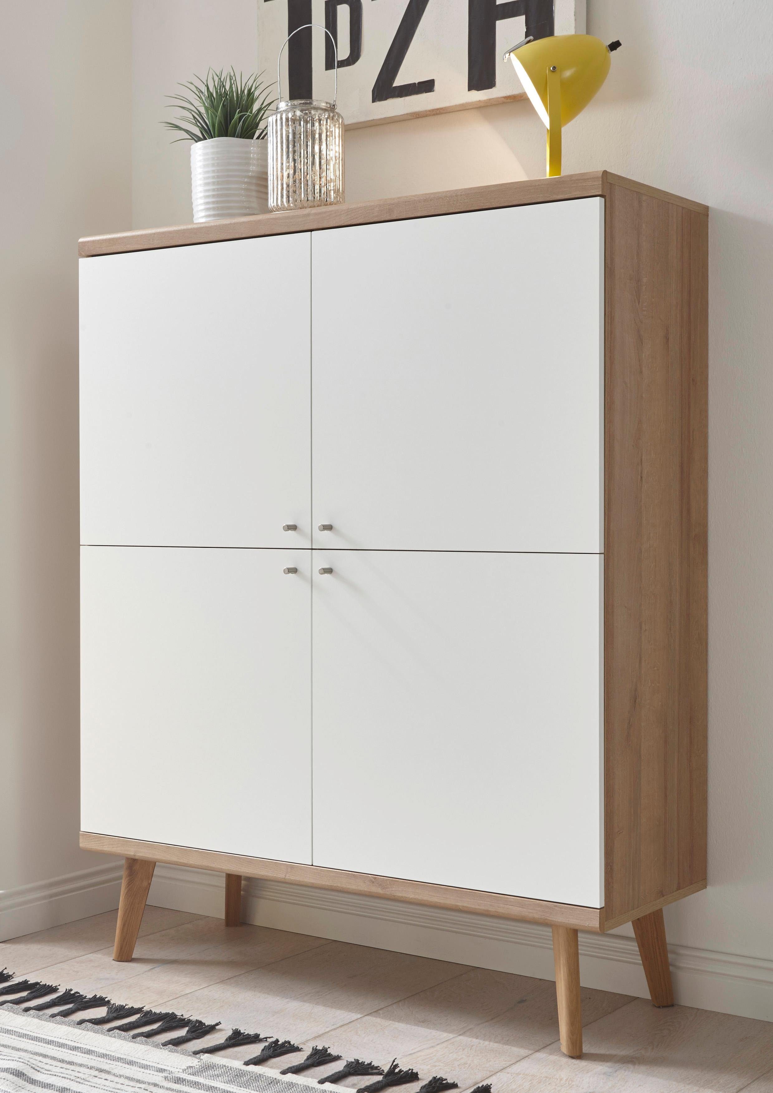 andas Highboard Merle, Scandi Design, Breite 107 cm, aus der freundin Home Collection