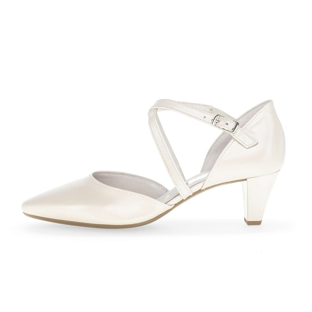 Gabor fashion Spangenpumps weiß