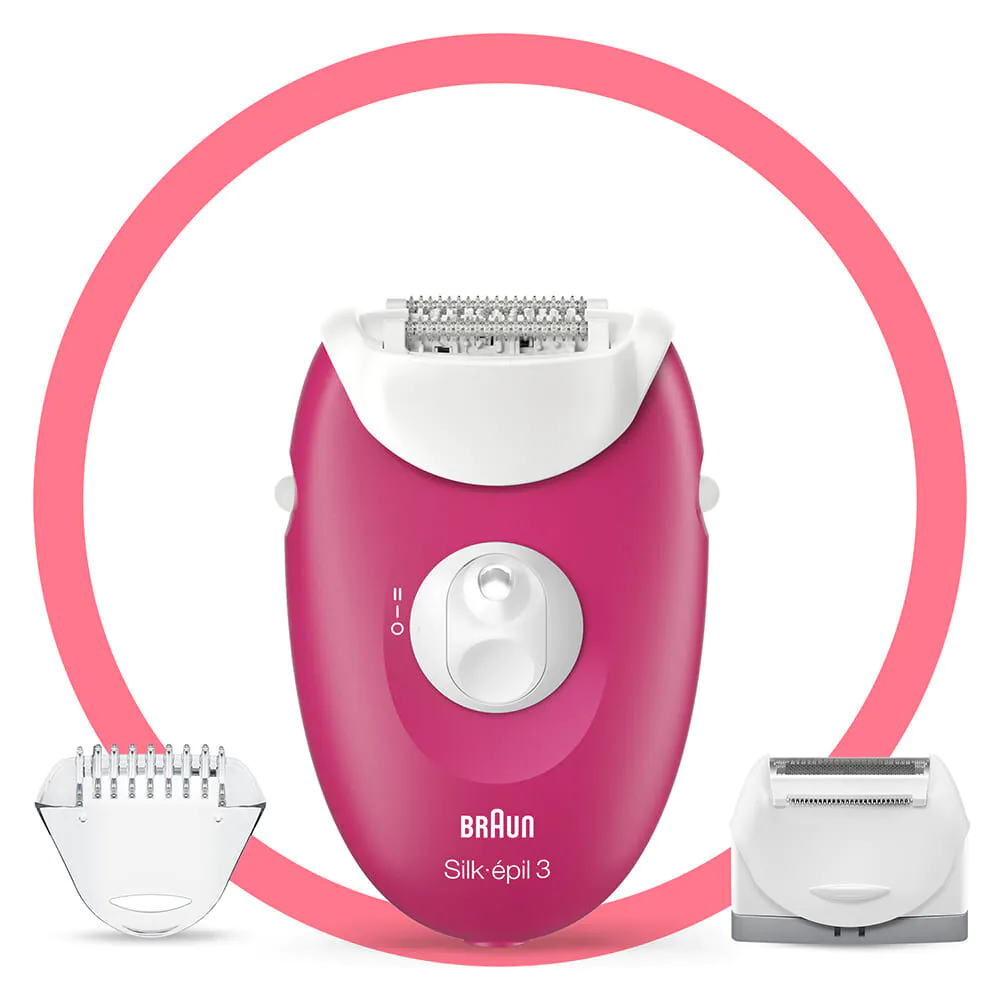 Κουτί αποτριχωτικής μηχανής Braun Silke3 SE3276 WH 1CT