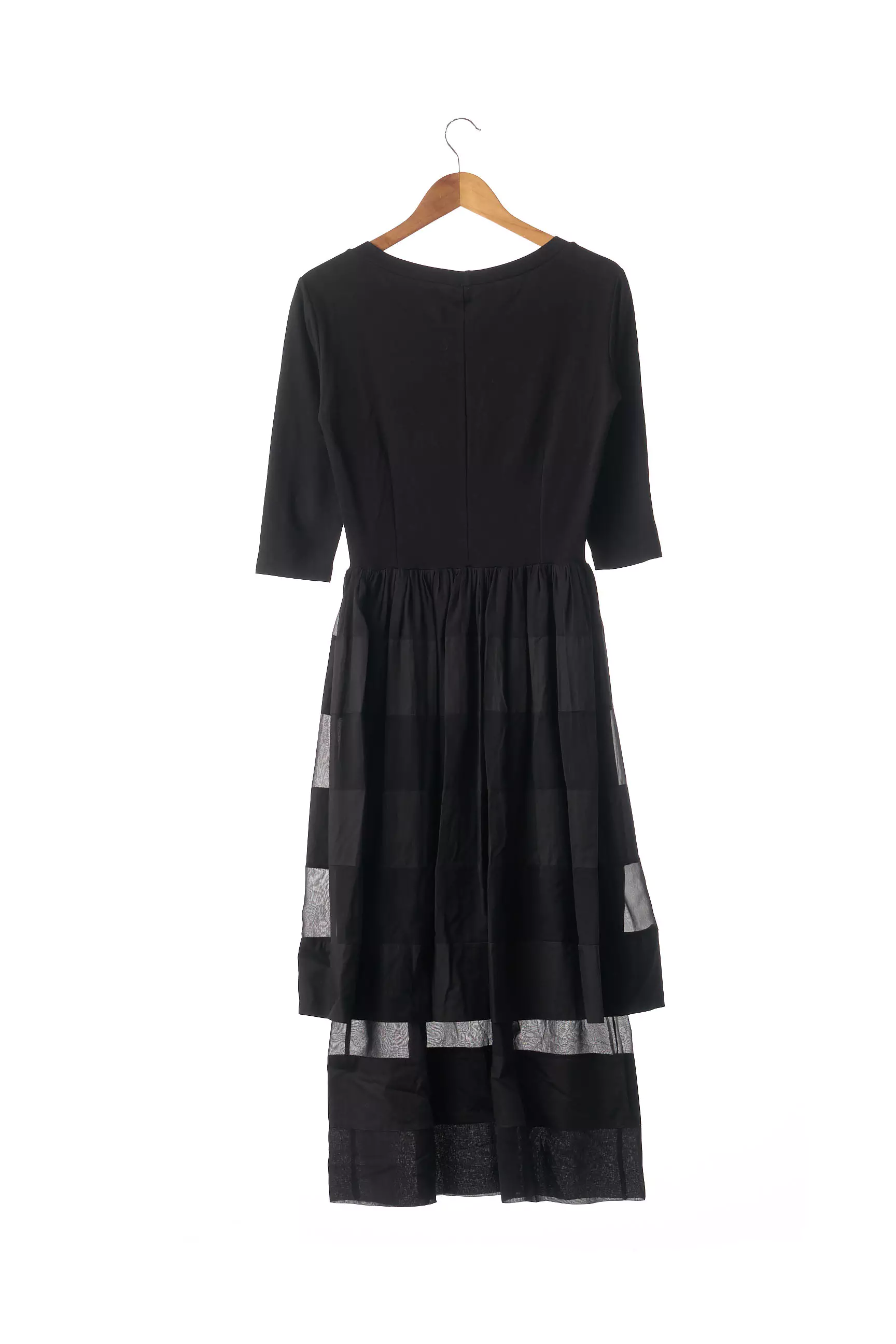 Sans Marque Robes Mi Longues Femme couleur noir