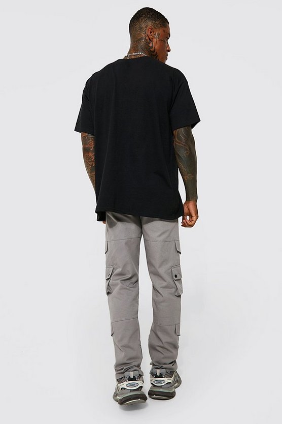 Oversize T-Shirt mit Rundhals-Ausschnitt