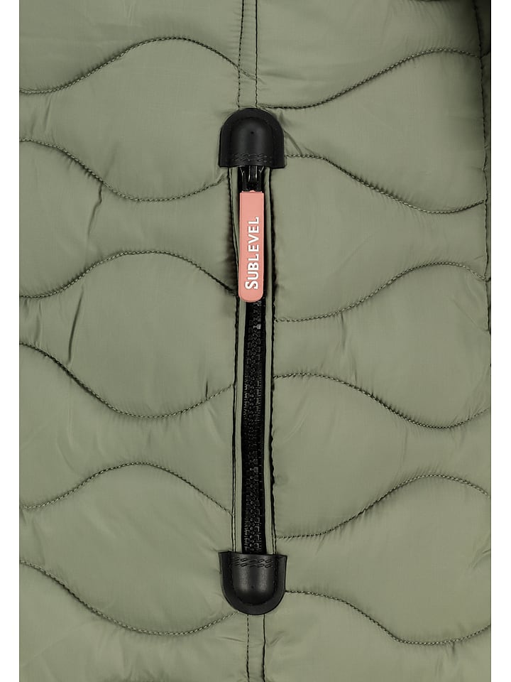 Sublevel Steppmantel in Khaki günstig kaufen
