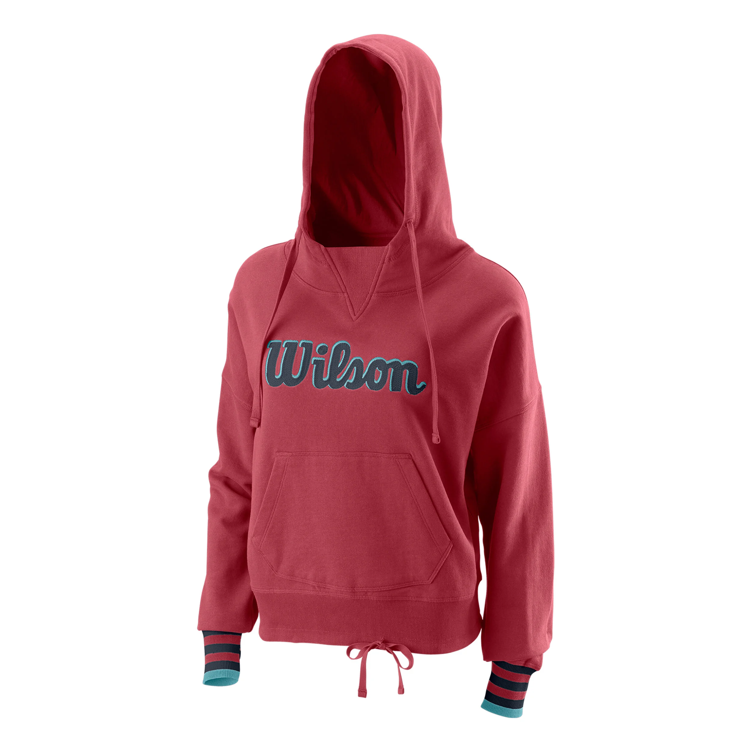 Script Eco Hoody Damen - Rot, Blau
