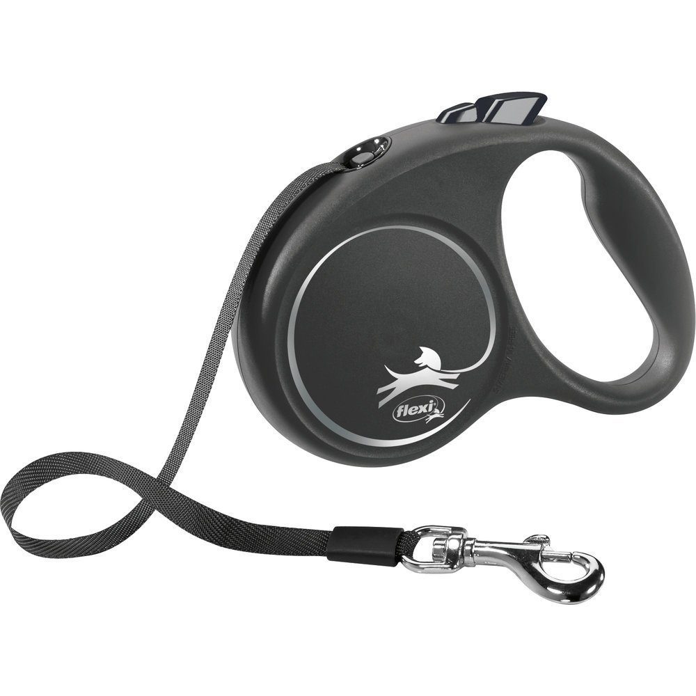 flexi Flexileine BLACK DESIGN Gurtleine, Kunststoff