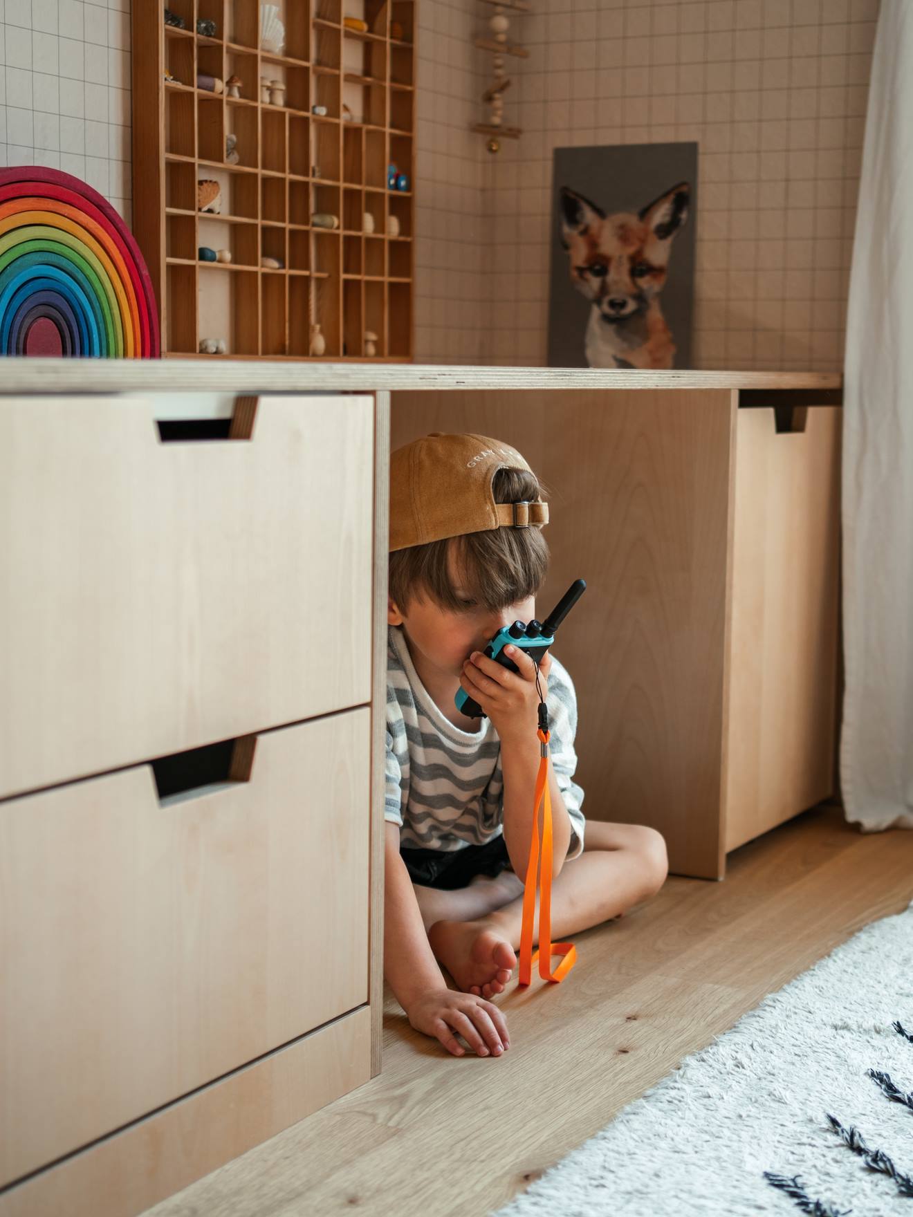 Kidywolf Kinder Akku-Walkie-Talkie KIDYTALK KIDYWOLF - blau