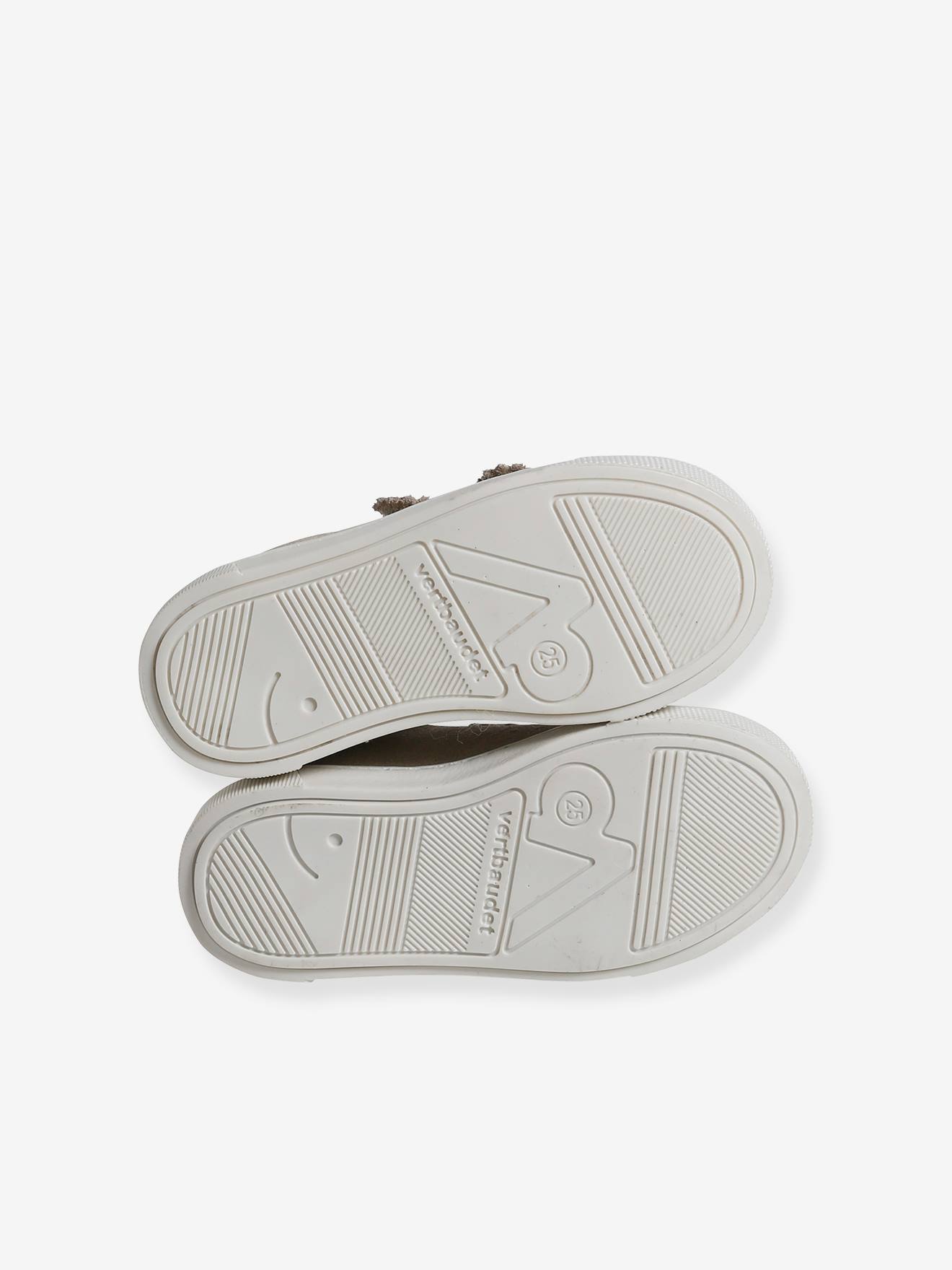 Vertbaudet Mädchen Klett-Sneakers mit Anziehtrick - gold