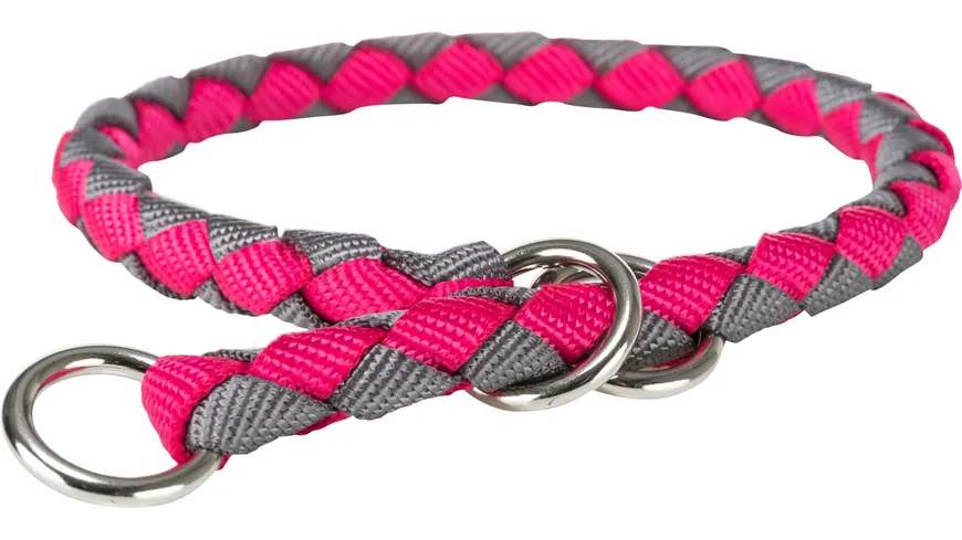 Trixie Cavo Zug-Stopp-HB fuchsia/grafit S 30-36 cm/ø 12 mm Hundezubehör