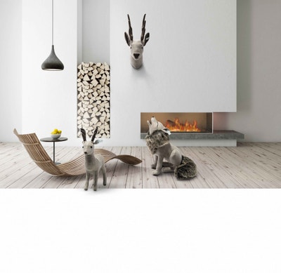 Best of Selection Hirsch, 23 cm, beige