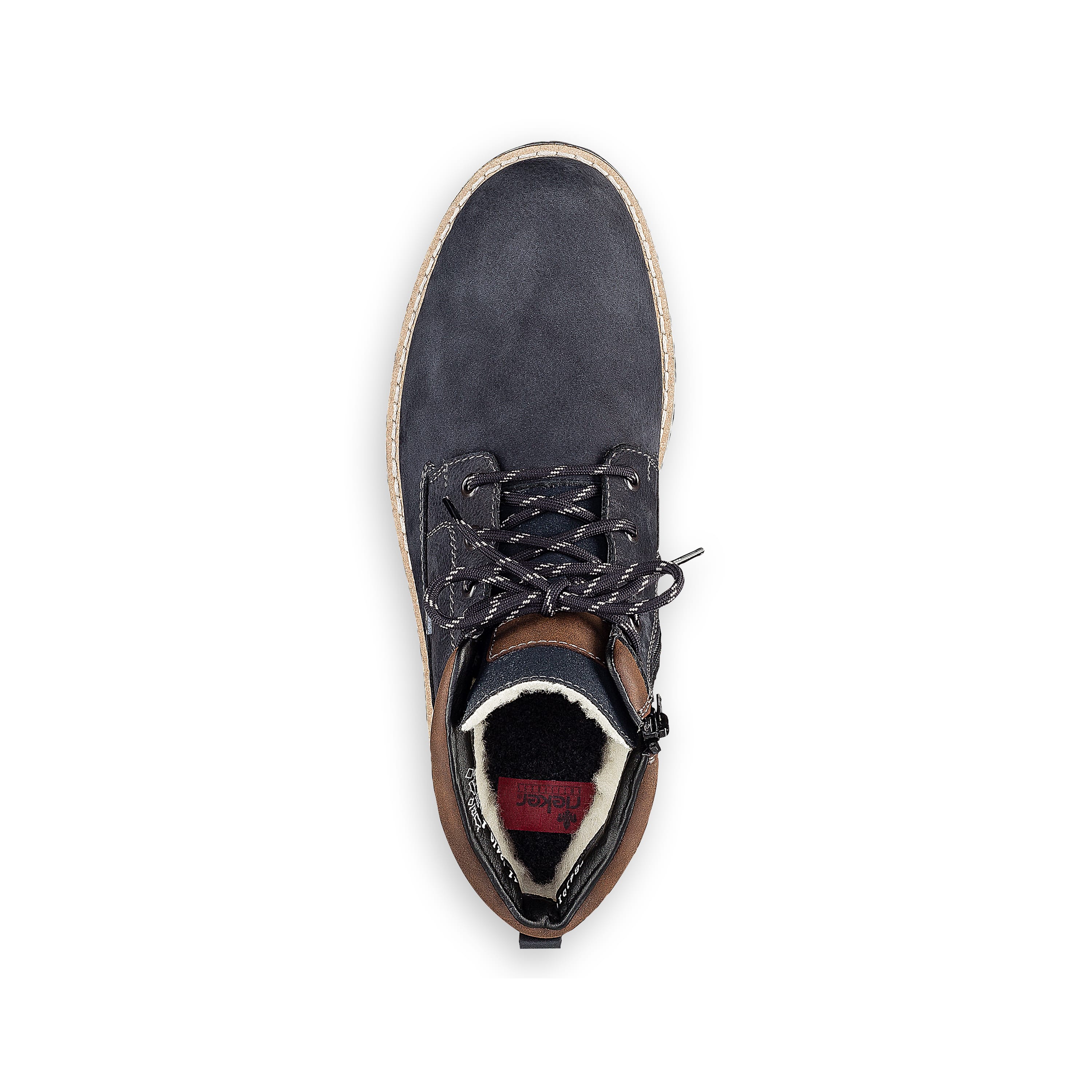 Rieker Herren Schnürstiefel pazifikblau