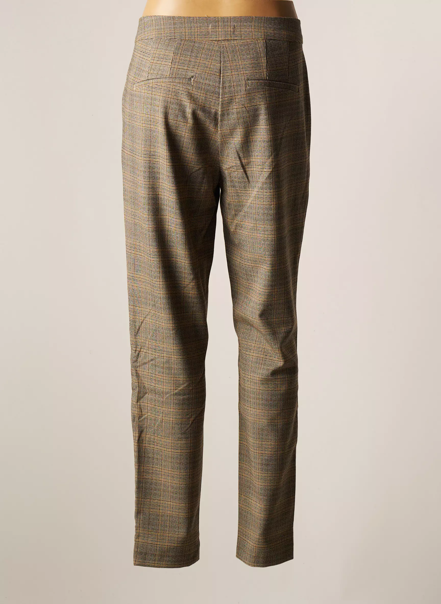 Geisha Pantalons Chino Femme couleur gris