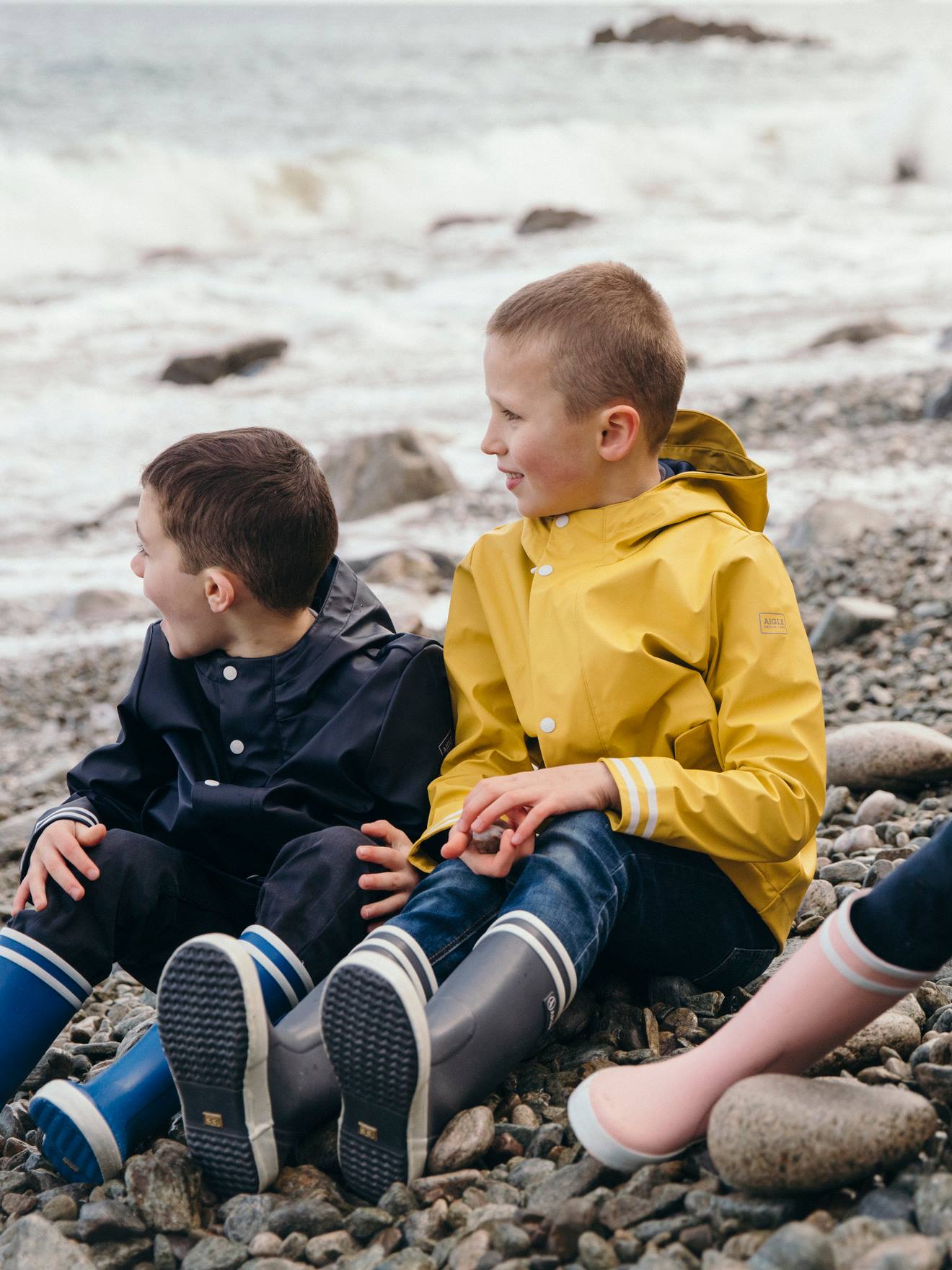 Bottes de pluie enfant Lolly Pop AIGLE® bleu roi