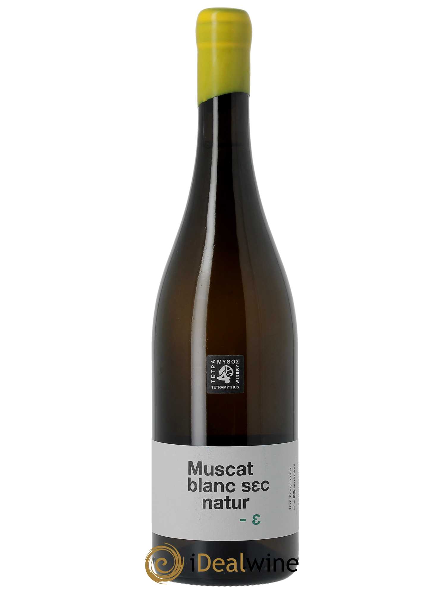 IGP Peloponèse Tetramythos Muscat Sec Nature  2022 - Lot de 1 Bouteille