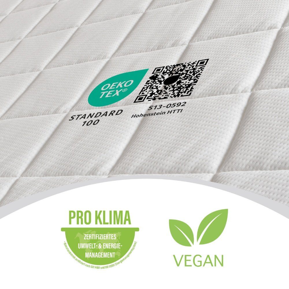 Topper LAY - Made in Germany, HOME DELUXE, 6 cm hoch, Polyester, für Allergiker geeignet, atmungsaktiv, Schadstoffgeprüft
