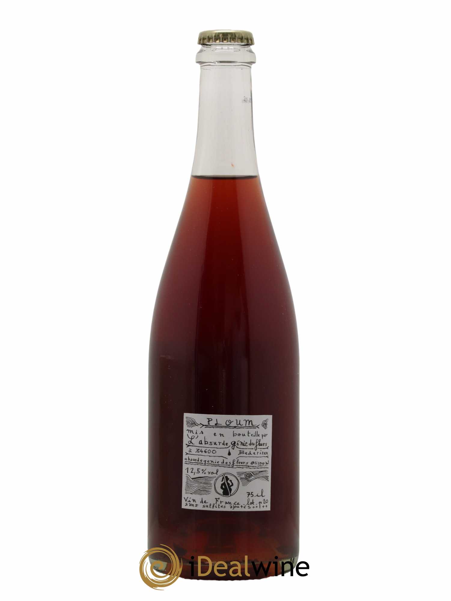 Vin de France Ploum L'Absurde Génie des Fleurs 2020 - Lot de 1 Bouteille