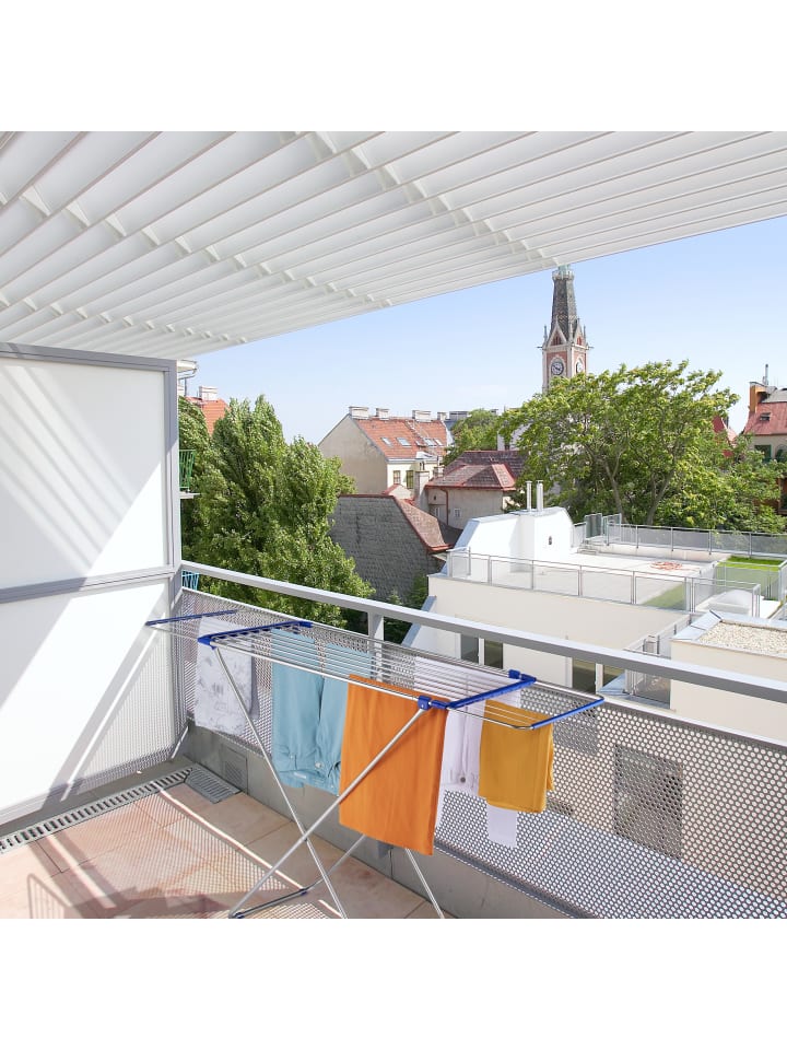 relaxdays Wäscheständer in Silber - (B)176 x (H)97 x (T)55 cm günstig kaufen onesize