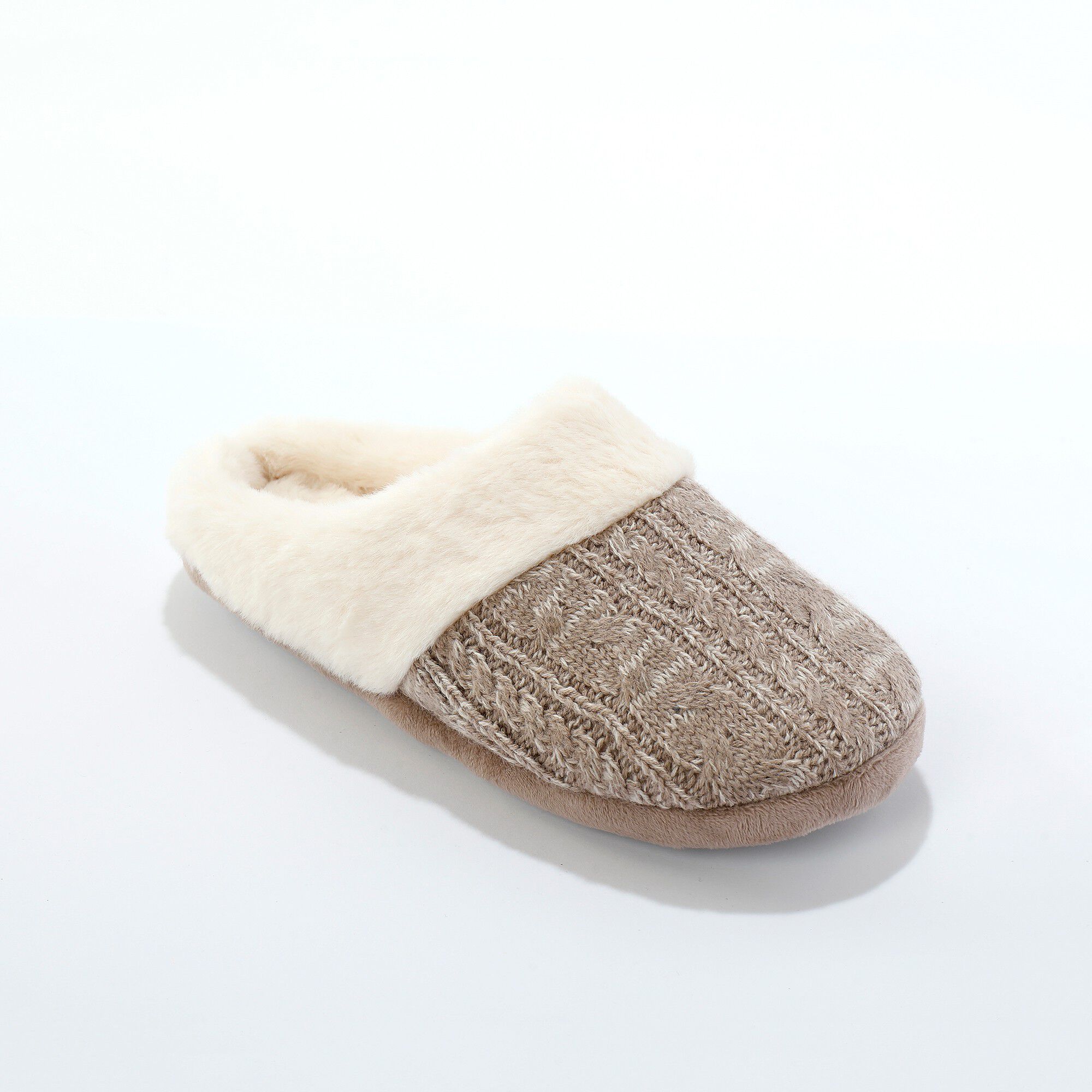 Chaussons mules tricot