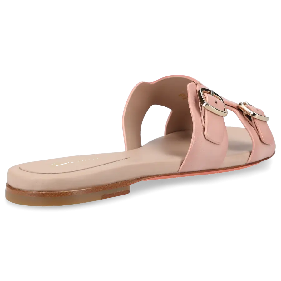 Santoni - Pantoletten 70071 Kalbsleder - pink