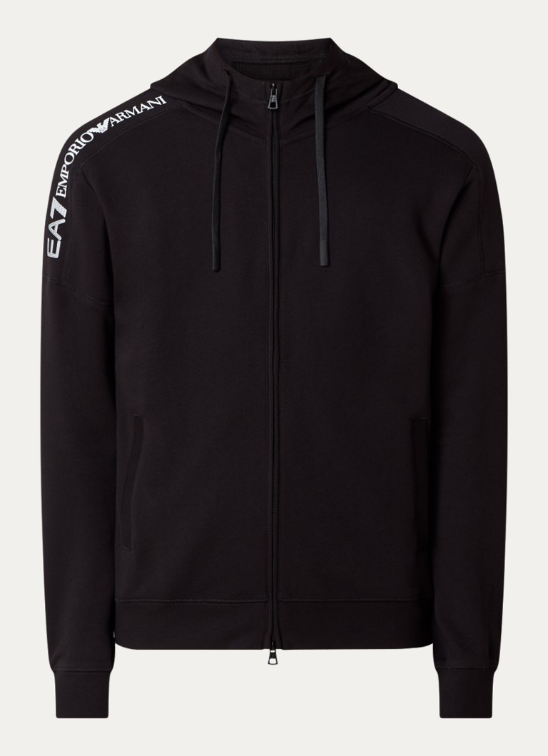 Jachetă de trening cu logo Emporio Armani