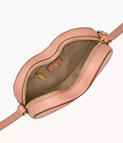 Fossil Crossbody Heart Leder