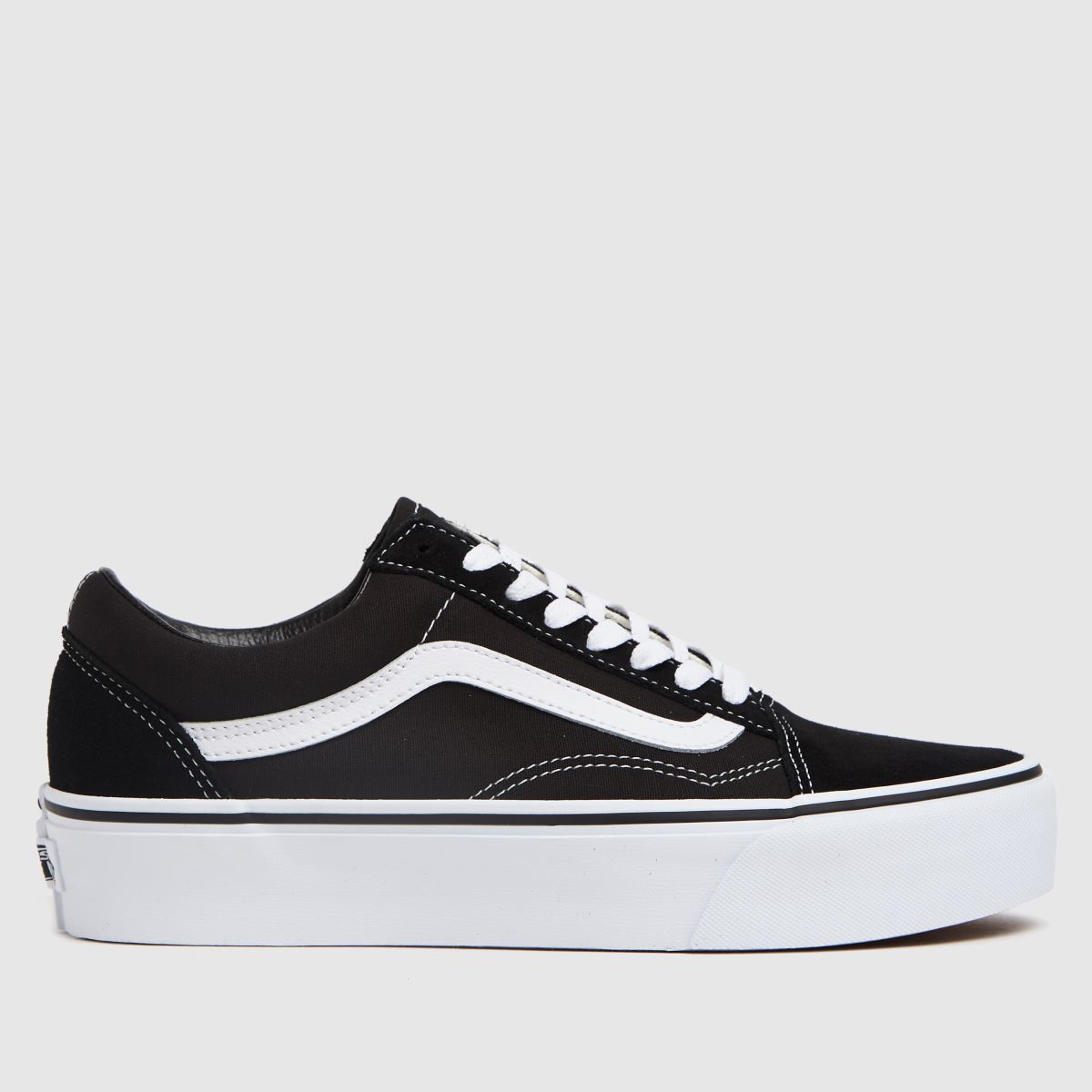 Vans Old Skool – Svarta och vita platåskor