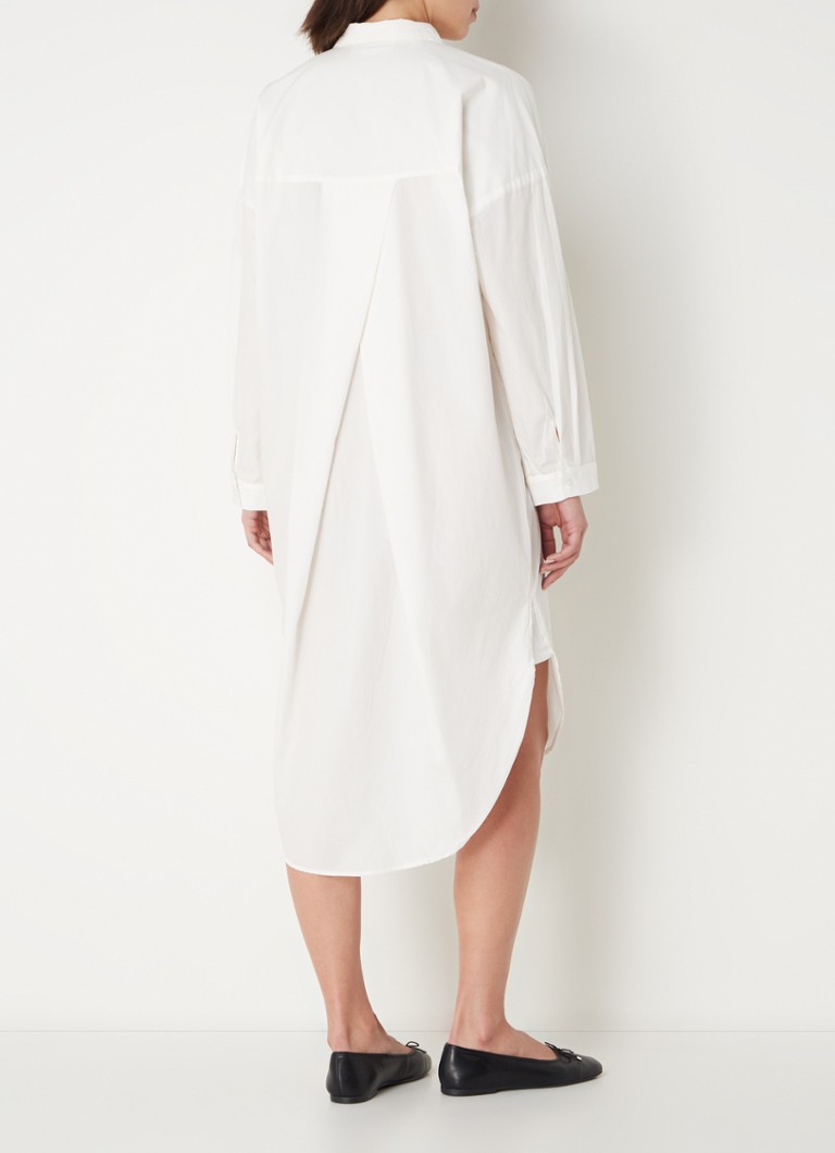 Selected Femme Holly midi blouse dress made of organic cotton