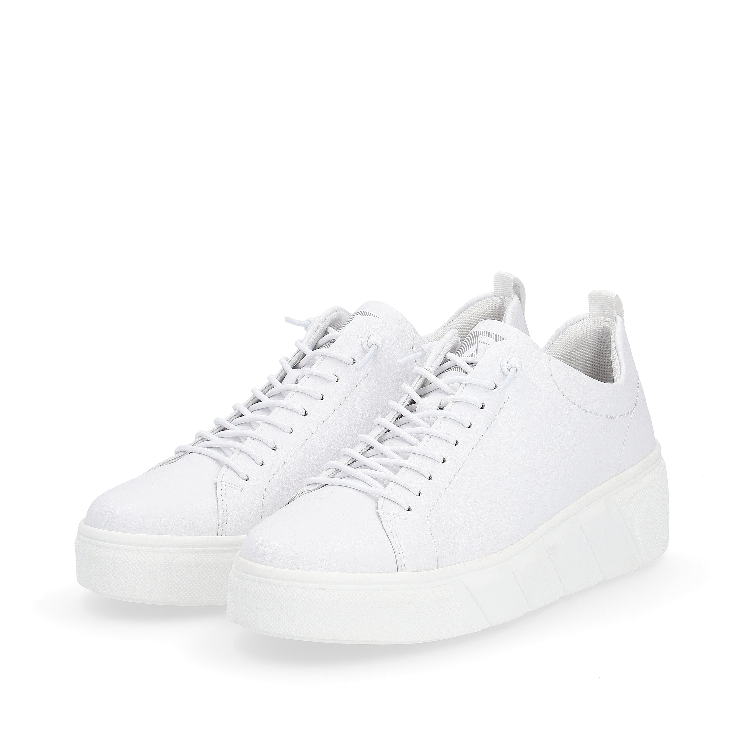Rieker Damen Sneaker Low crystal white