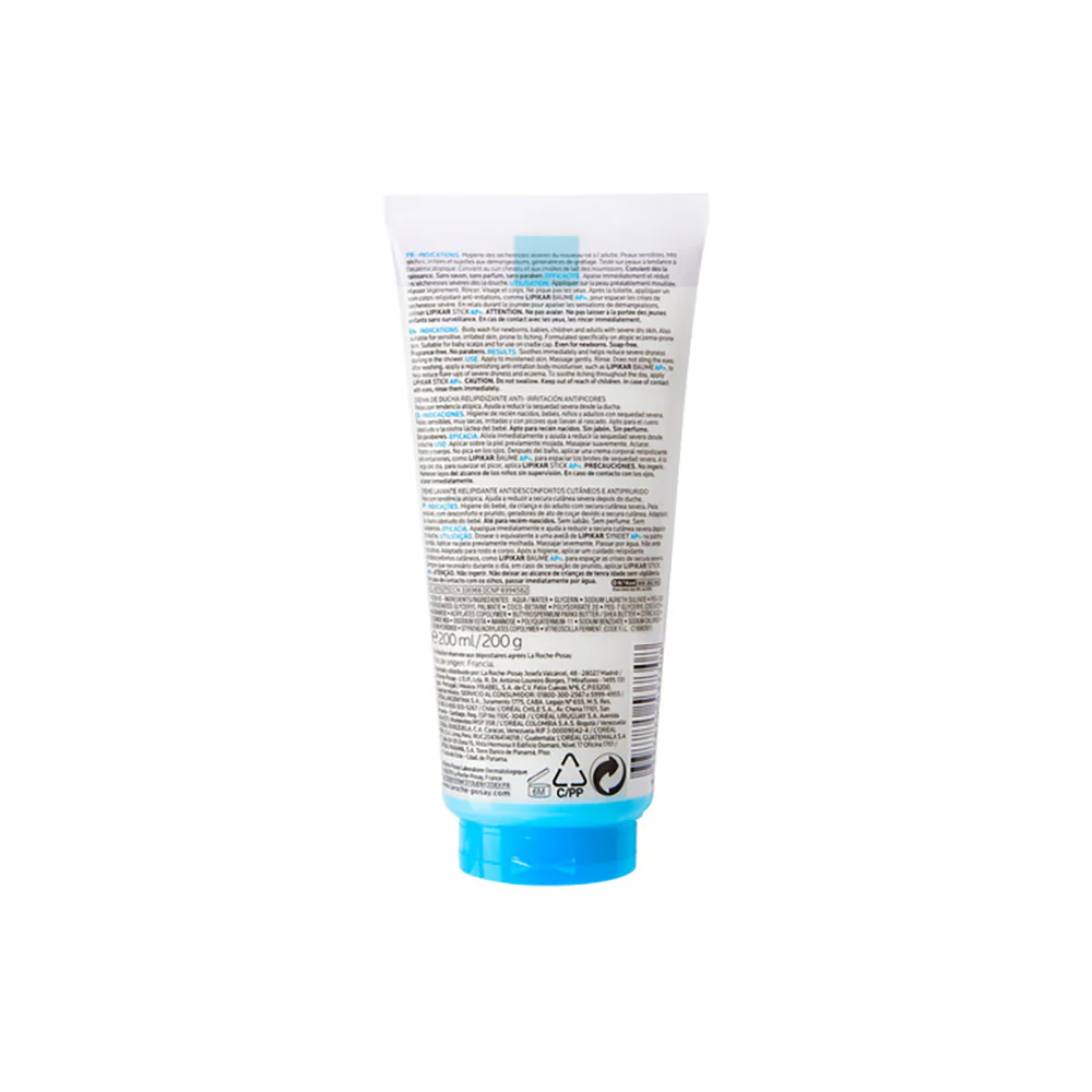 Lipikar Lipikar Syndet AP+ Creme de Limpeza Corporal - Banho e Chuveiro
