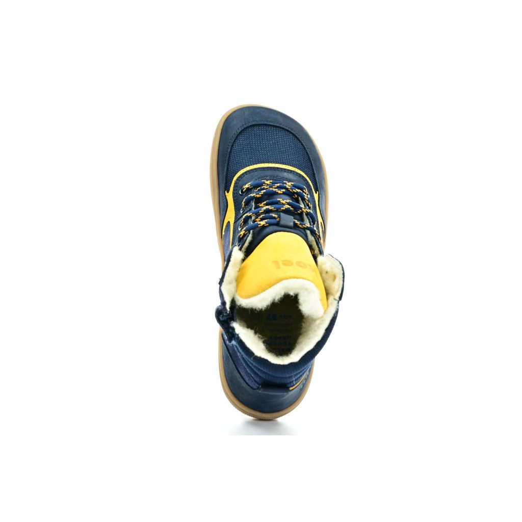 Koel Danish Nappa Wool Blue AD Winterbarfußschuhe