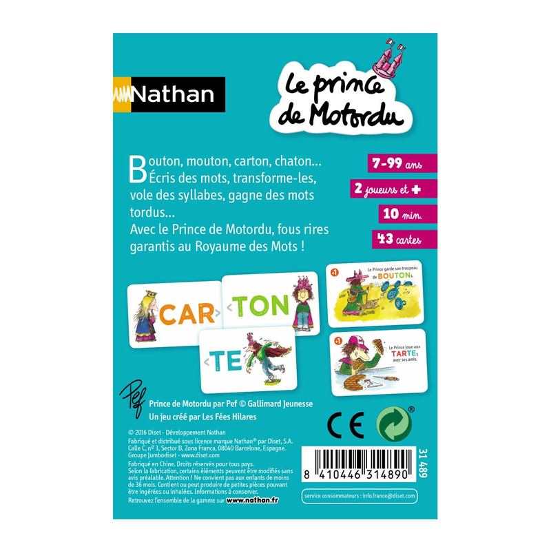 Jeu de société Le prince de Motordu Nathan