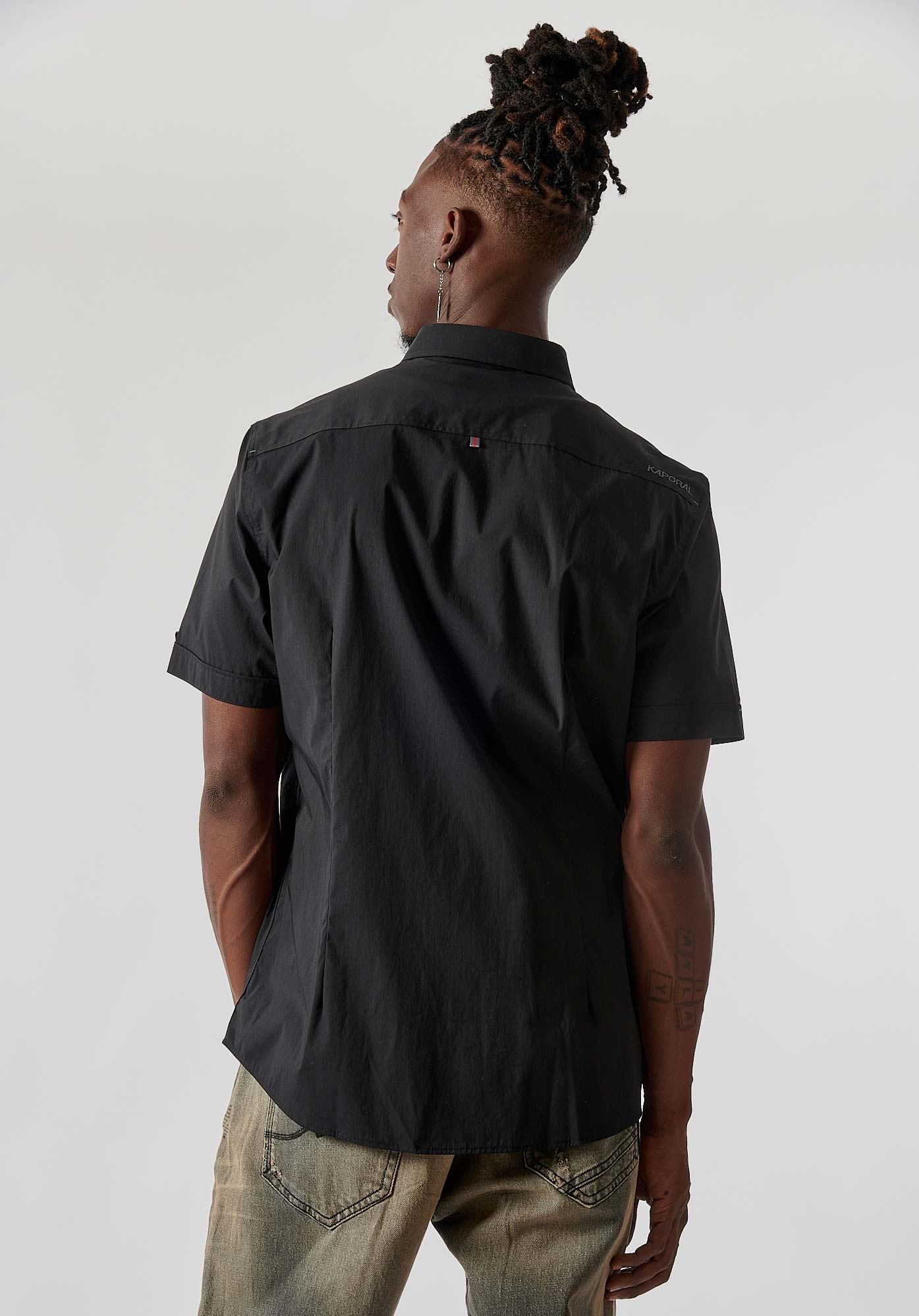PARAJ  Chemise noire homme