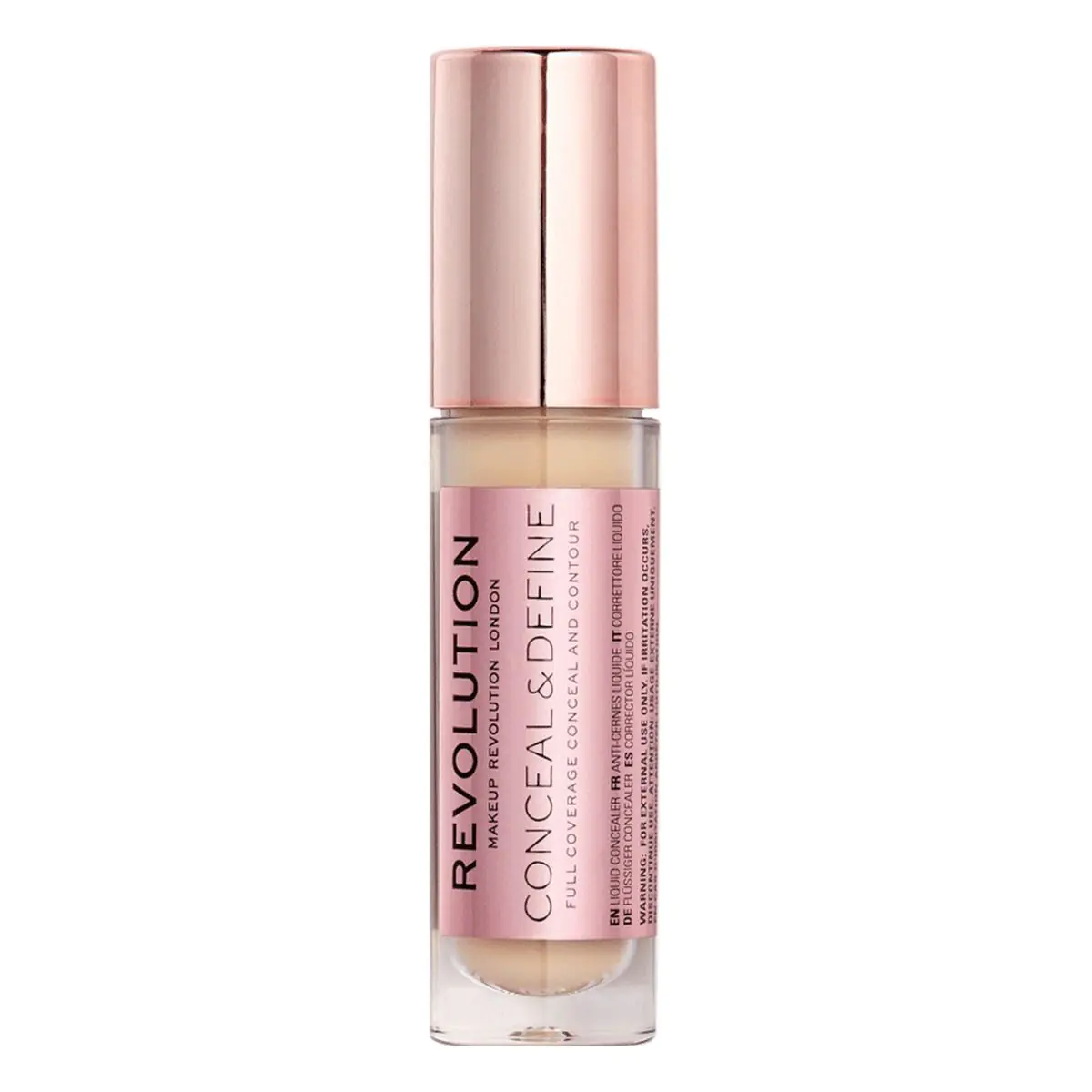 MAKEUP REVOLUTION maskuojamasis ir paryškinantis veido maskuoklis C6 4ml