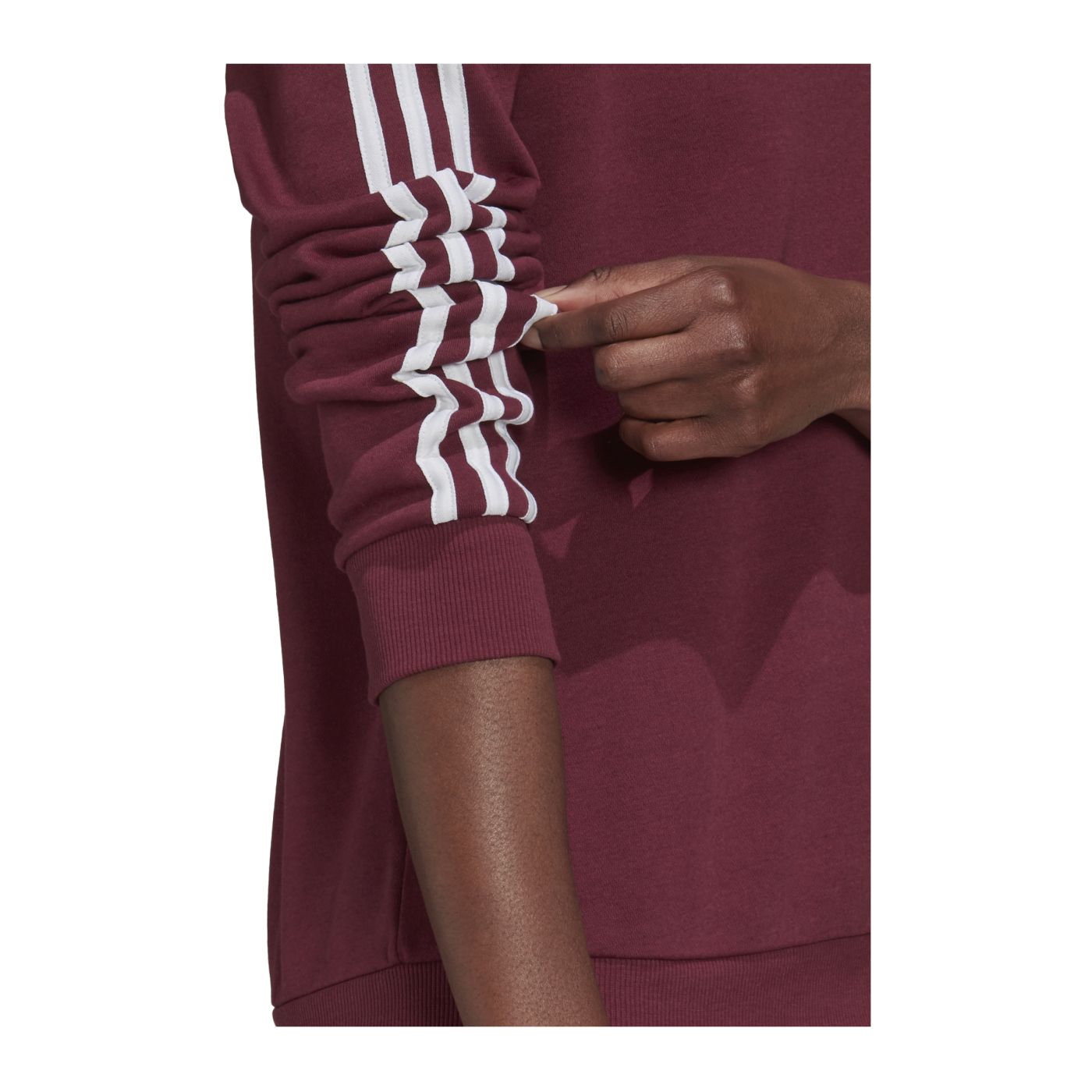 adidas Essentials 3S Sweatshirt Damen Dunkelrot