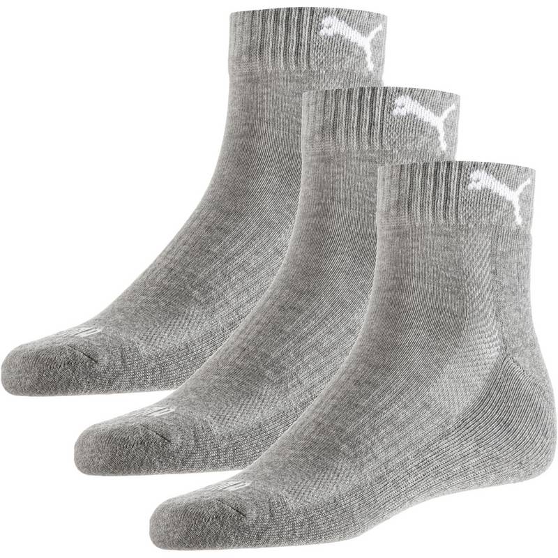 PUMA Cushioned Quarter 3er Pack Socken