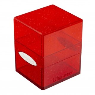UP - Satin Cube - Glitter Red