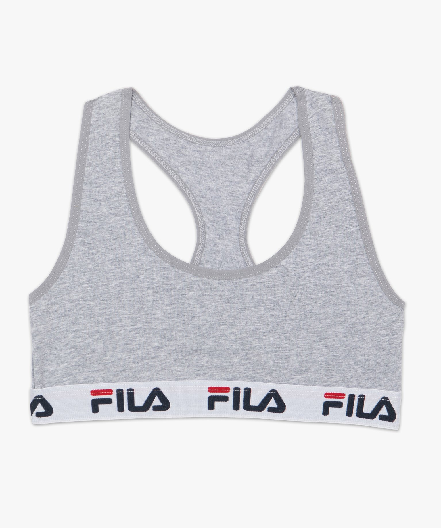 Brassière femme avec dos nageur - Fila gris clair | GEMO