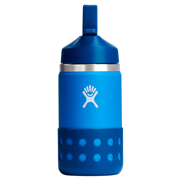KIDS WIDE MOUTH STRAW CAP AND BOOT - Trinkflasche