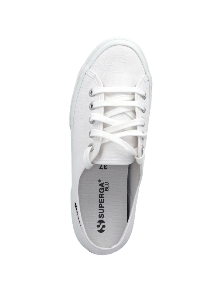 Superga Schnürschuhe in white günstig kaufen