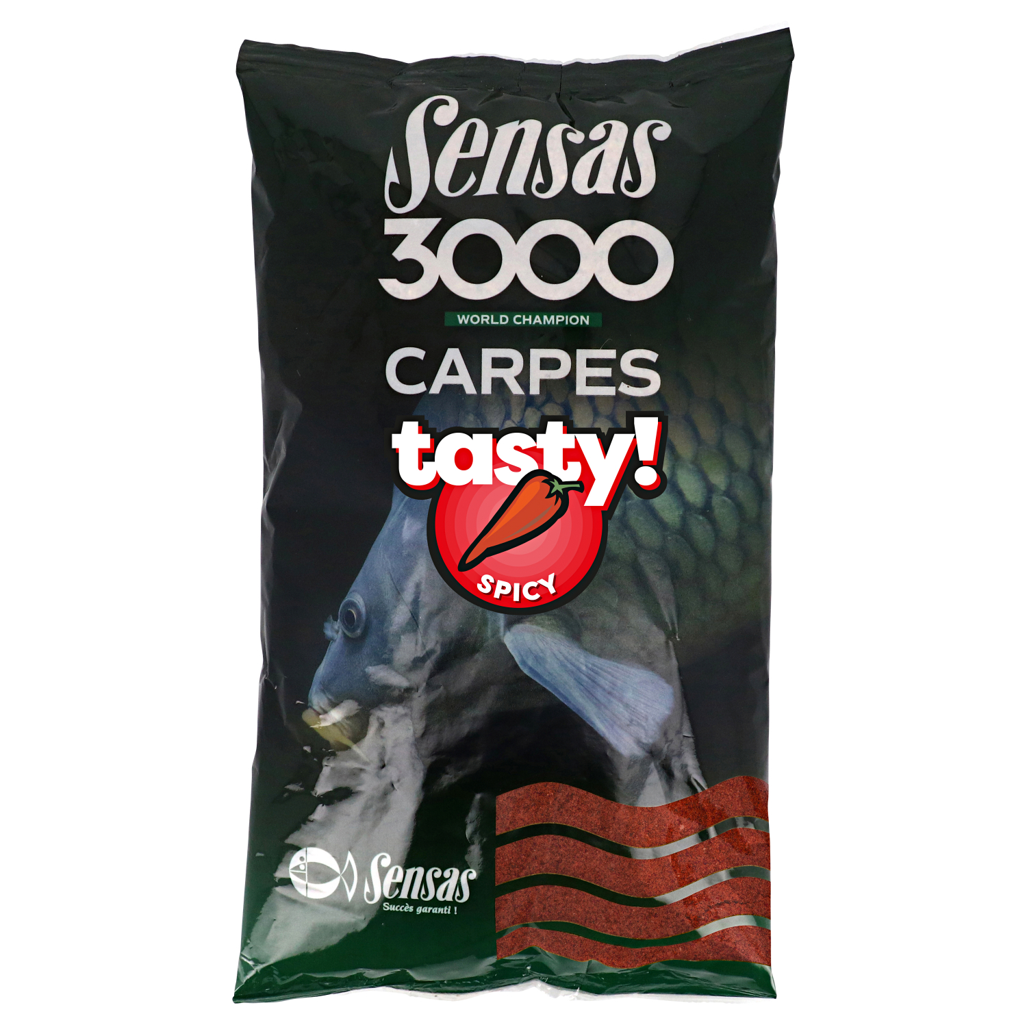 Sensas Grundfutter Carp Tasty (robin red)
