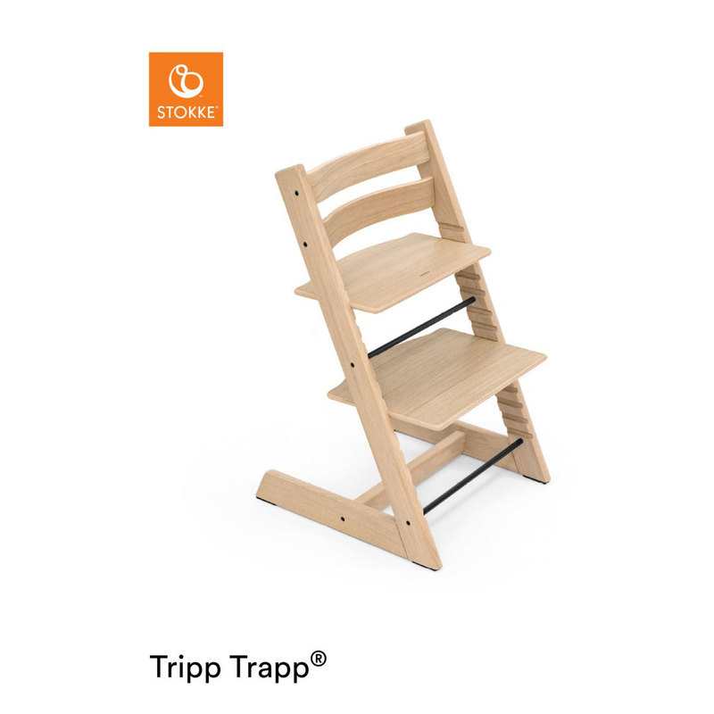 Chaise haute Tripp Trapp en chêne naturel Stokke