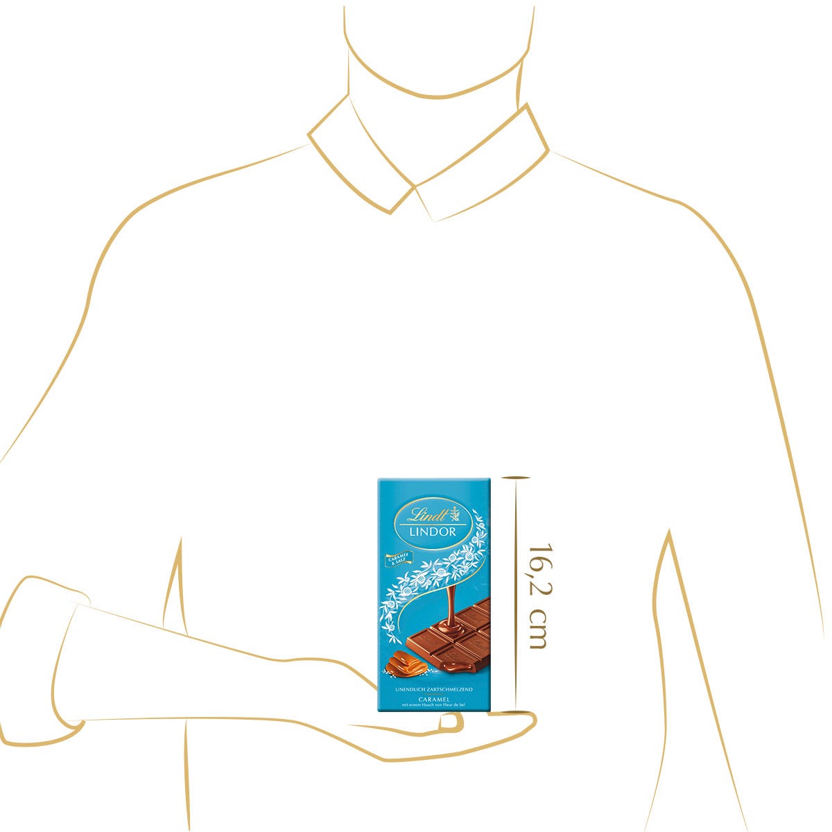 LINDOR Caramel & Salz, 100g